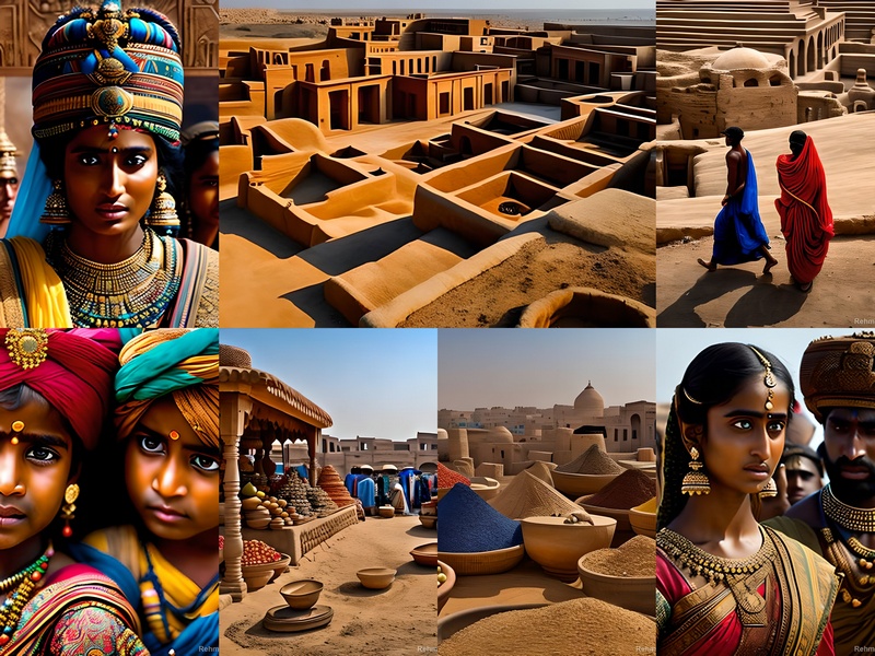 Mohenjo Daro - Life Style and Architecture through Ai Technology